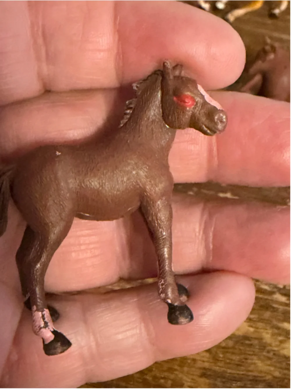 Vintage Miniature Plastic Horse Figures Lot of 13 Assorted Horses Ponies Farm